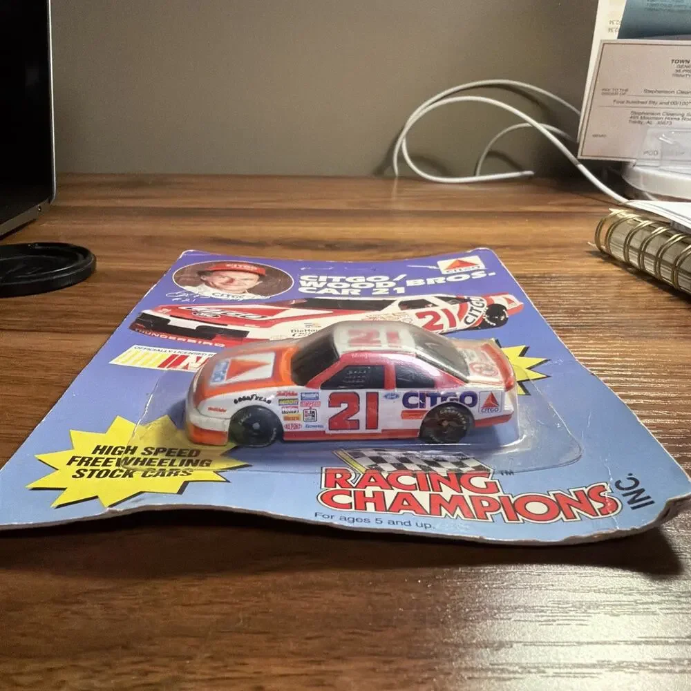 Citgo Wood Bros Car 21 Nascar Diecast Ford Thunderbird Morgan Shepherd 1/64